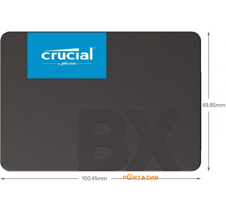 SSD Crucial BX500 Serias 480GB 2.5 SATAIII 3D NAND TLC (CT480BX500SSD1)