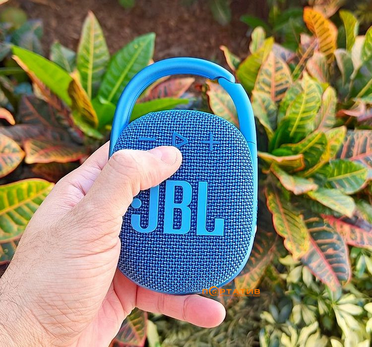 Акустика JBL Clip 4 Eco Blue (JBLCLIP4ECOBLU)