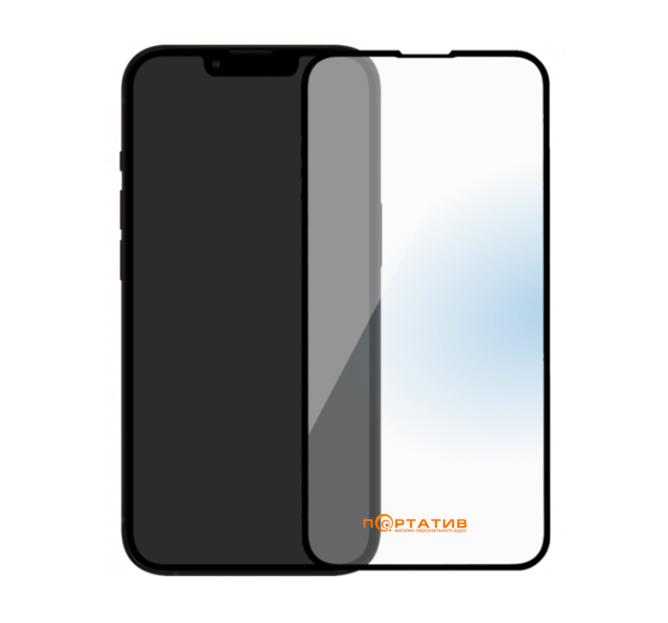 Cutana iPhone 14 Pro 2.5D Tempered Glass Black