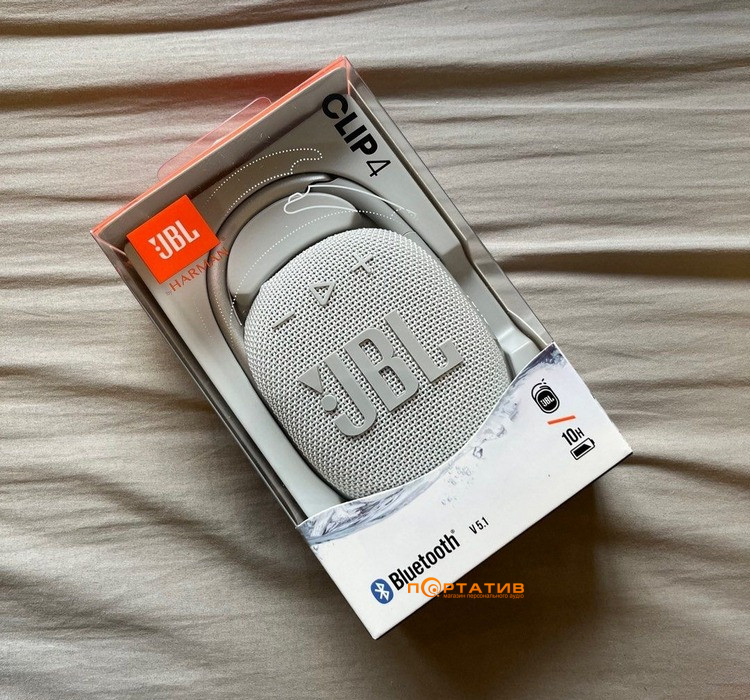 Акустика JBL Clip 4 White (JBLCLIP4WHT)