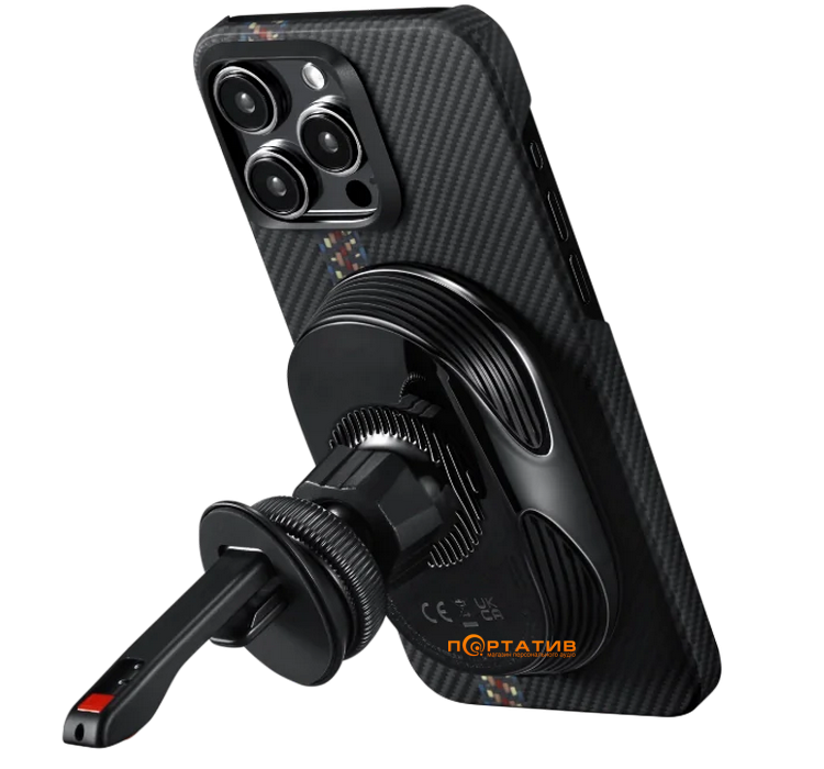 Автомобільний тримач Pitaka MagEZ Car Mount Pro 2 Car Vent Black (CM2301N)