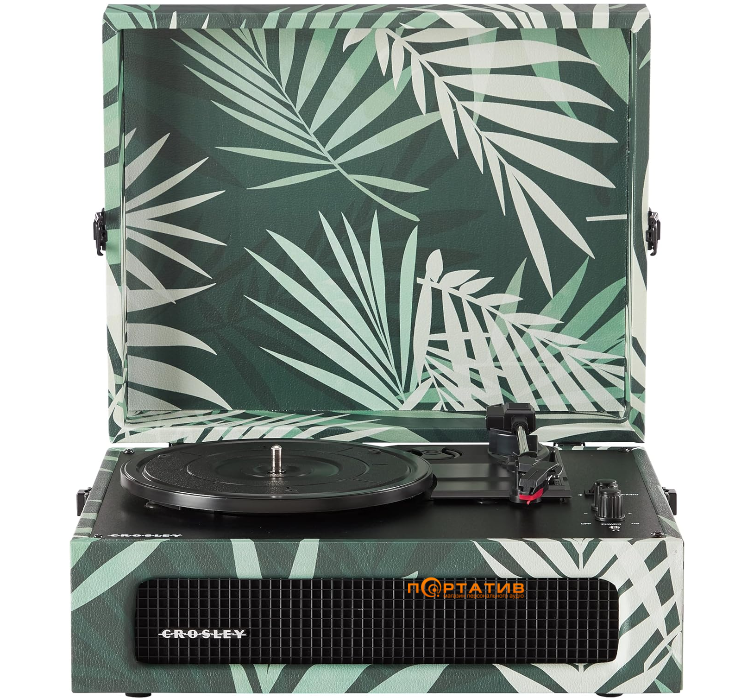Проигрыватель винила Crosley Voyager Botanical