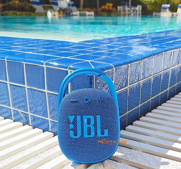 Акустика JBL Clip 4 Eco Blue (JBLCLIP4ECOBLU)