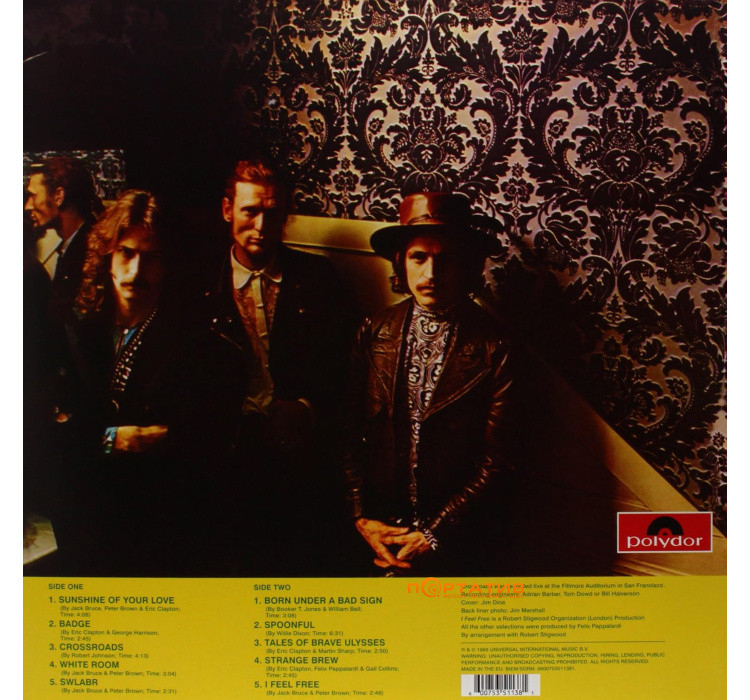 Вінілова платівка Cream – Best Of Cream [LP]