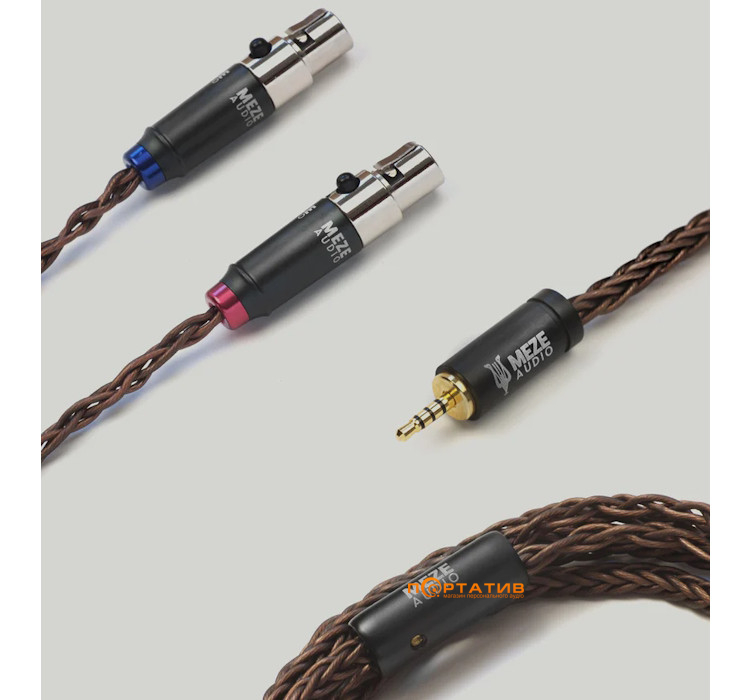 Наушники Meze Elite Tungsten (Meze Balanced Silver Plated PCUHD Cable (4.4mm))