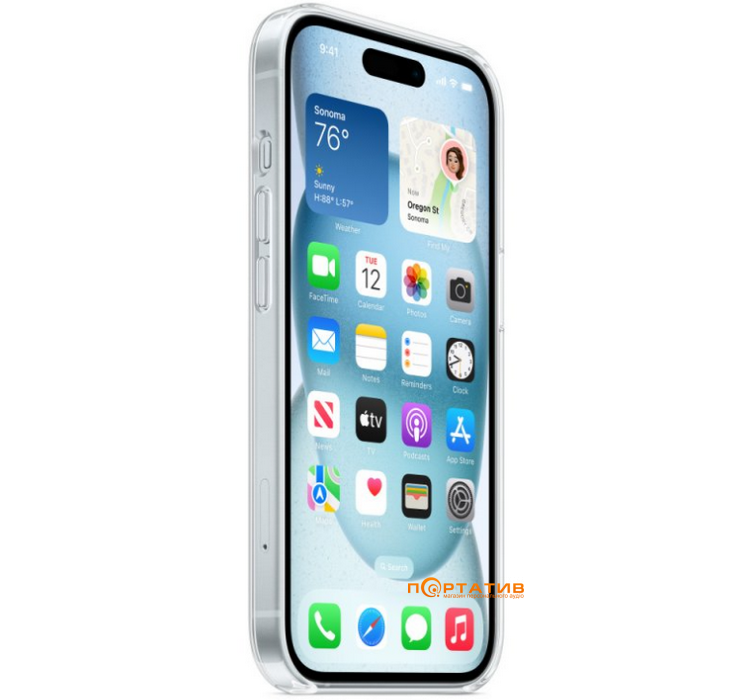 Cutana iPhone 15 Clear Case MagSafe