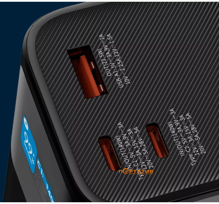 Внешний аккумулятор Canyon PB-2010 27000mAh 140W Dark Grey (CNE-CPB2010DG)