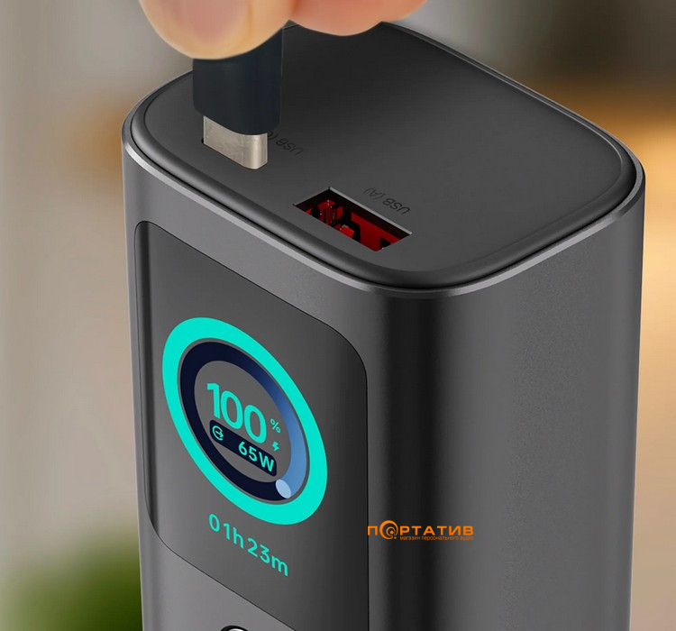 Зовнішній акумулятор Canyon OnPower 265 20000mAh 165W Dark Grey (CNS-CPB265DG)