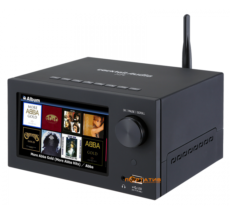 Мережевий програвач з підсилювачем потужності Cocktail Audio X14 Black