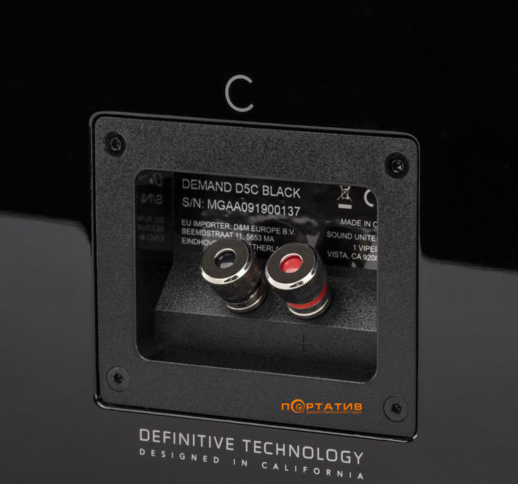 Definitive Technology Demand D5C Black