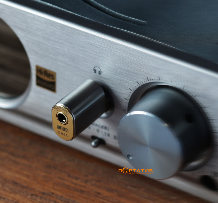 Адаптер DD HiFi DJ65A (6.3mm Male to 3.5mm Female)
