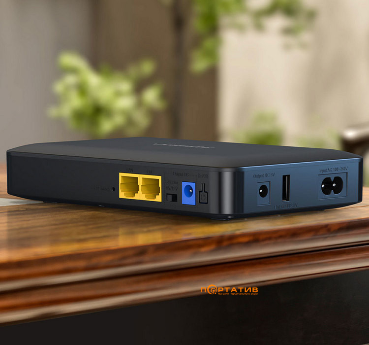 ДБЖ для роутера Marsriva KP2 EC UPS DC+PoE+USB OUT, 5V/9V/12V 18W 8000mAh 29,6Wh (KP2EC_MARSRIVA)