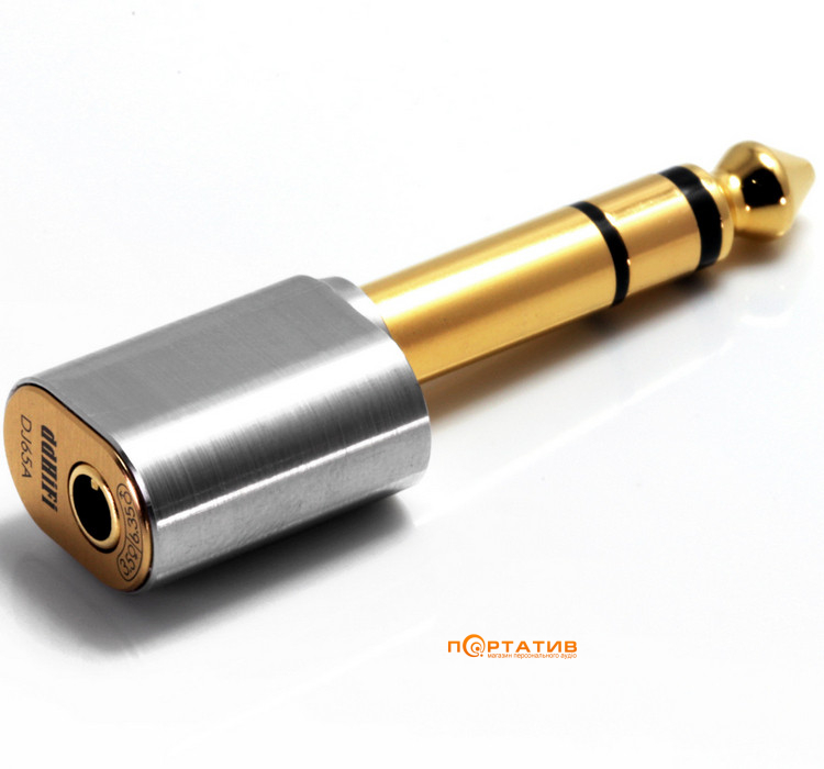 Адаптер DD HiFi DJ65A (6.3mm Male to 3.5mm Female)