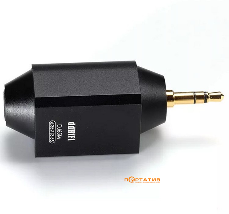Адаптер DD HiFi DJ65M (3.5 Male to 6.3 Female)