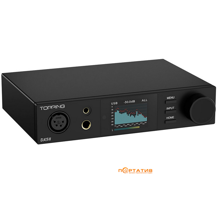 ЦАП із підсилювачем для навушників Topping DX5 II Black