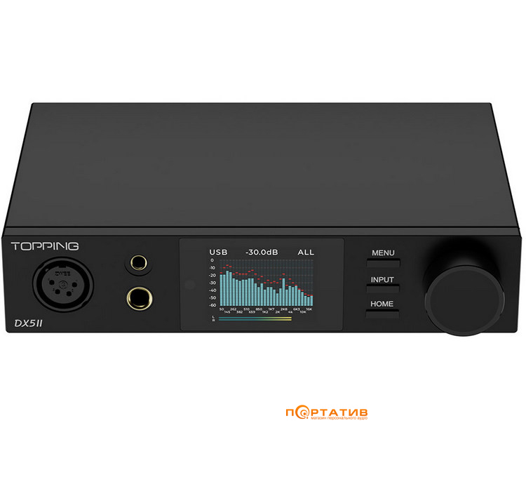 ЦАП із підсилювачем для навушників Topping DX5 II Black