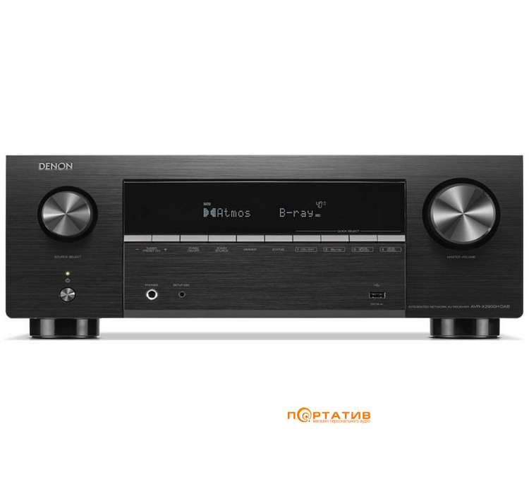 AV-ресивер Denon AVR-X2900H DAB (7.2 сh) Black