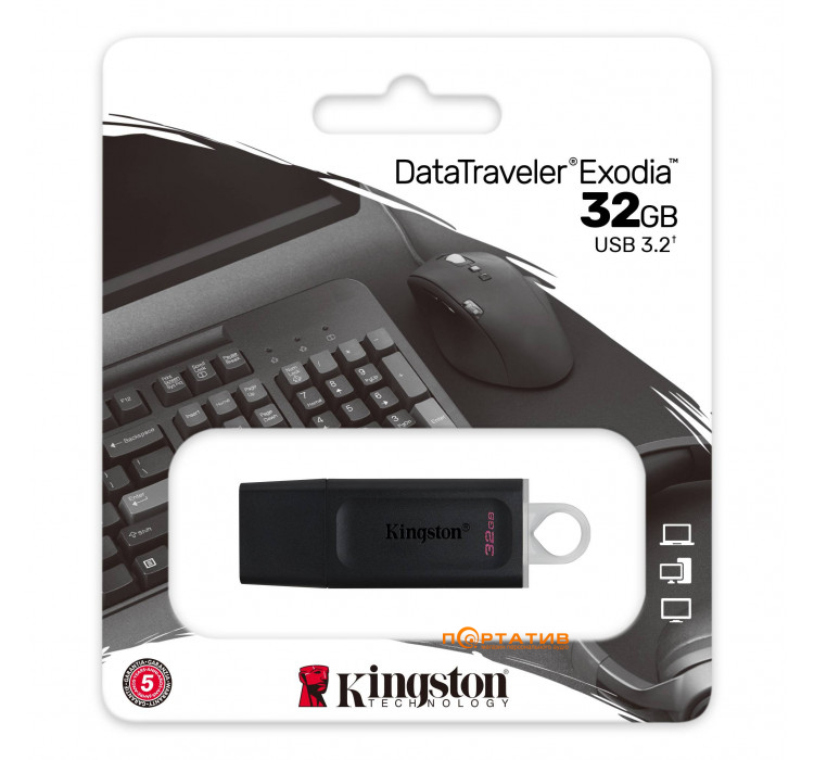 Kingston DataTraveler Exodia 32GB USB 3.2 Black/White (DTX/32GB)