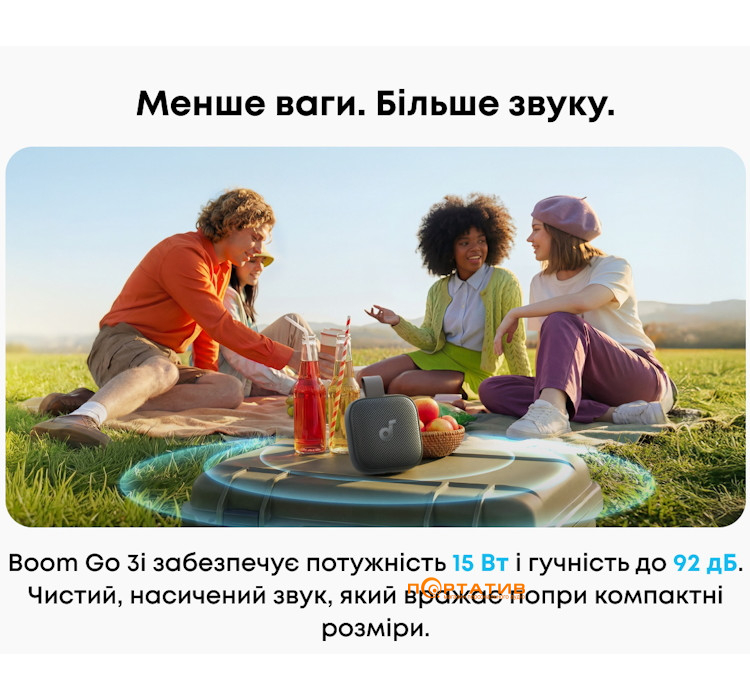 Акустика Anker SoundCore Boom GO 3i Black (D5103010)
