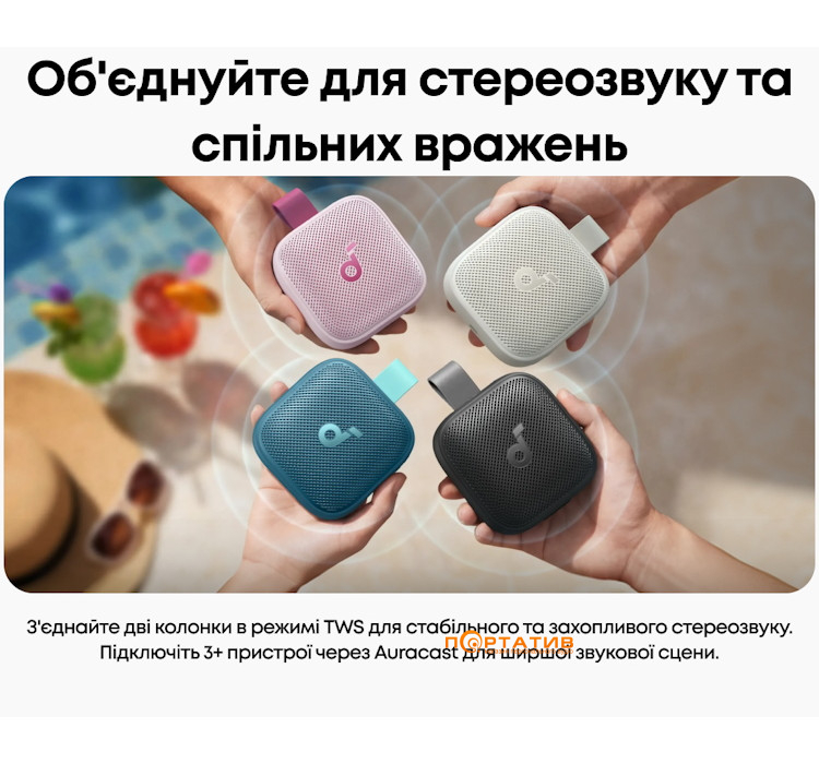 Акустика Anker SoundCore Boom GO 3i Black (D5103010)