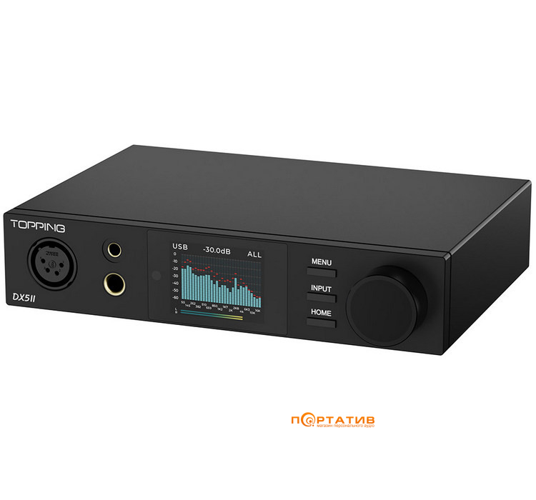 ЦАП із підсилювачем для навушників Topping DX5 II Black
