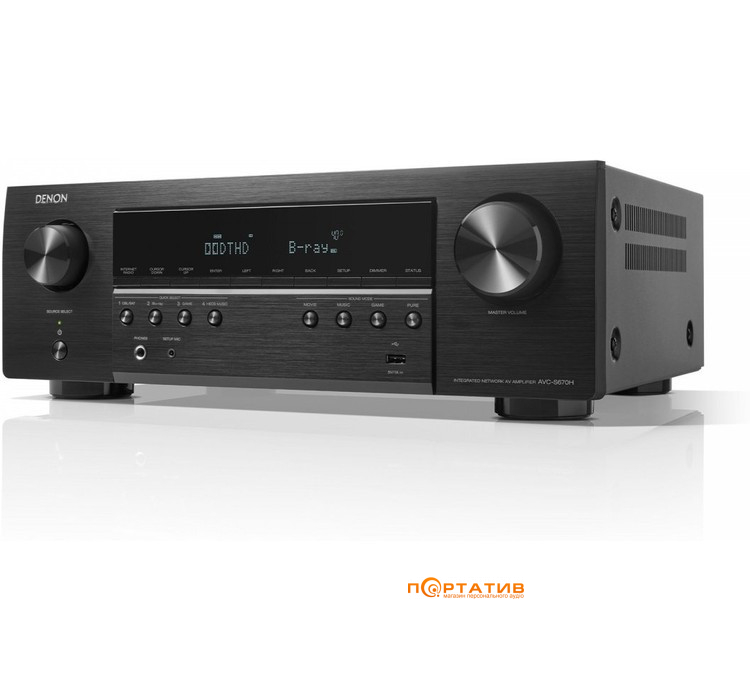 AV-ресивер Denon AVC-S670H (5.2 сh) Black