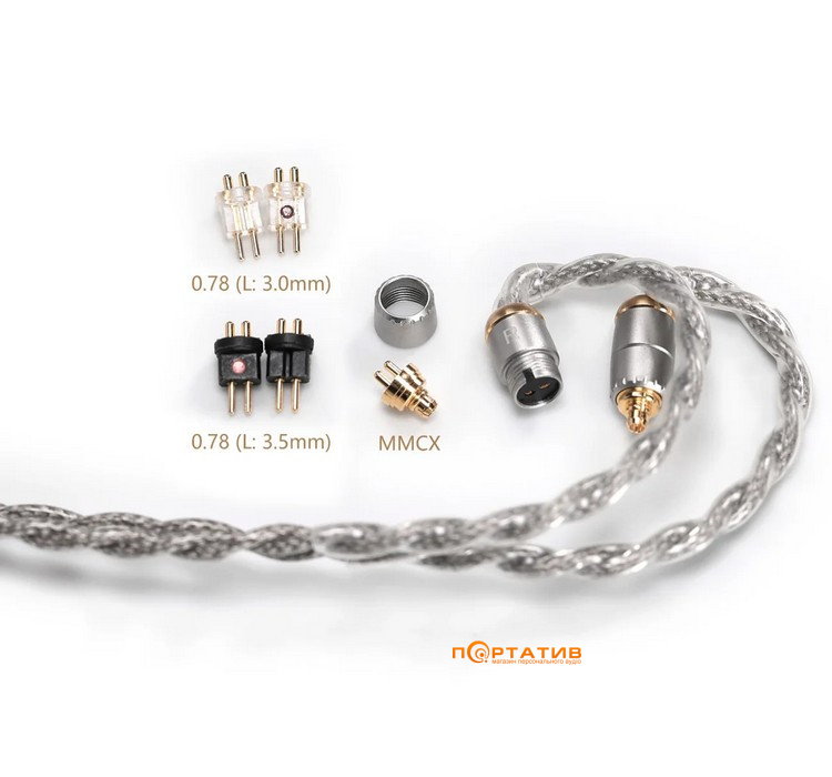 Кабель для навушників DD HiFi BC130 Pro (Nyx Pro) Straight Plug