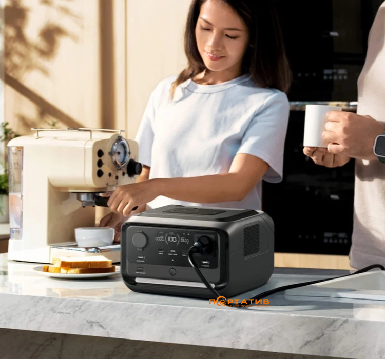 Зарядна станція EcoFlow RIVER 3 Max Plus Wireless, 600W/858Wh (EFRIVER3MP-Wireless-EU-CBOX)