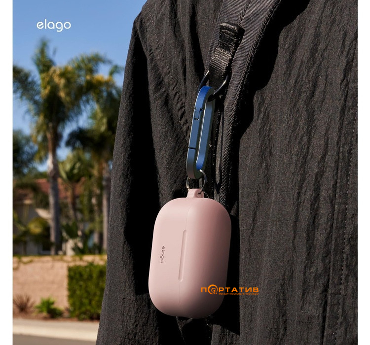 Чохол Elago Silicone Hang Sand Pink for Airpods Pro 3rd Gen (EAPP3SC-HANG-SPK)