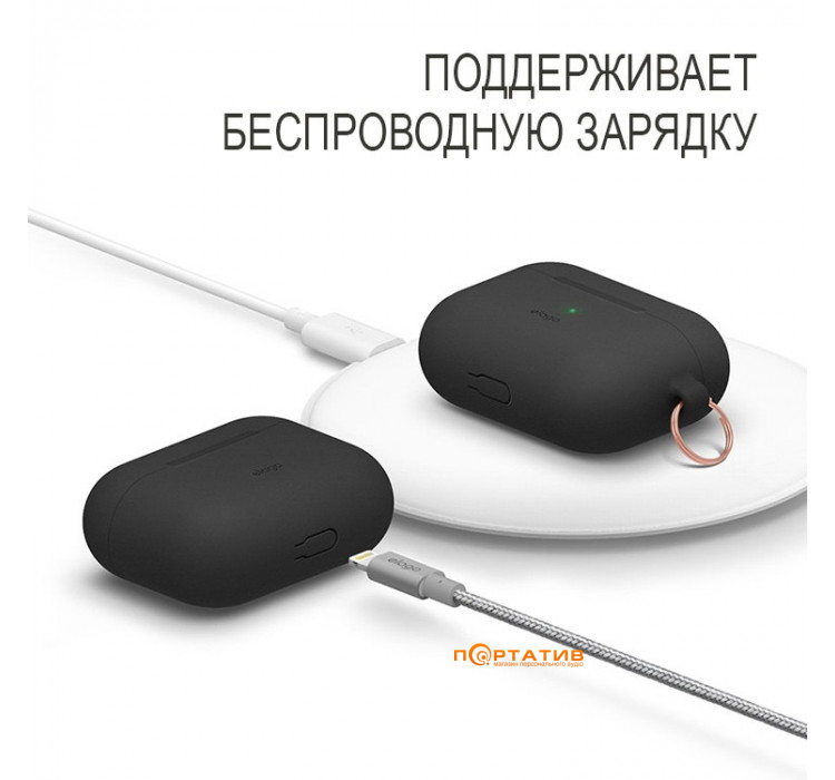 Чохол Elago Hang Original Case for Airpods Pro Black (EAPPOR-HANG-BK)