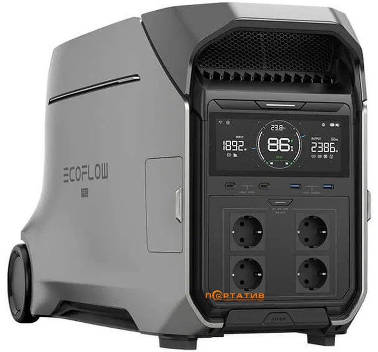 Зарядна станція EcoFlow DELTA Pro 3, 4000W/4096Wh (EFDELTAPRO3-EU-CBox)