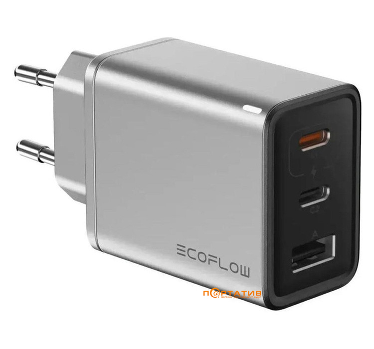 Сетевое зарядное устройство EcoFlow RAPID Charger 65W (EFA-65W-GAN-CHARGER-EU)