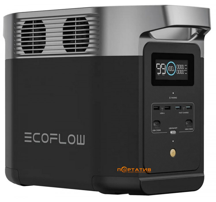 EcoFlow DELTA 2, 1800W/1024Wh (ZMR330-EU)