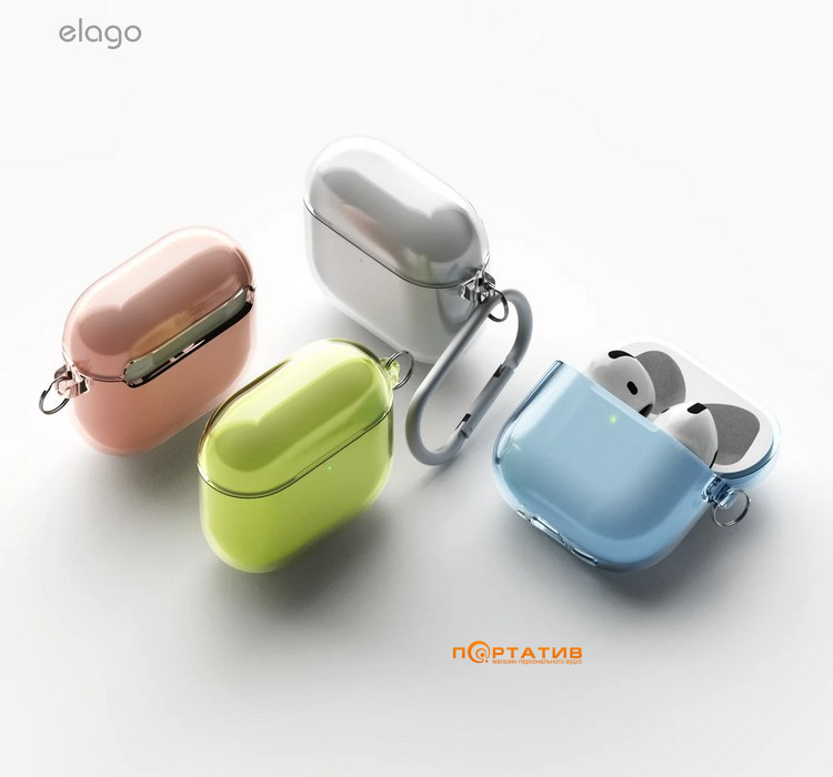 Чехол Elago Clear Hang Transparent for Airpods 4rd Gen (EAP4CL-HANG-TR)
