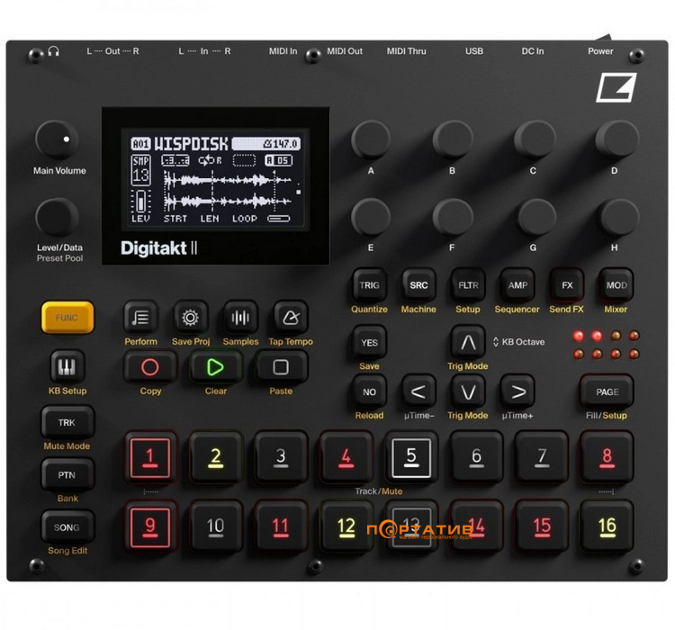Процесор ефектів Elektron Digitakt II
