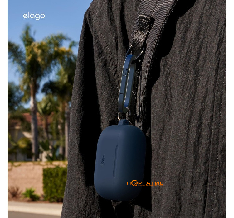 Чохол Elago Silicone Hang Jean Indigo for Airpods Pro 3rd Gen (EAPP3SC-HANG-JIN)