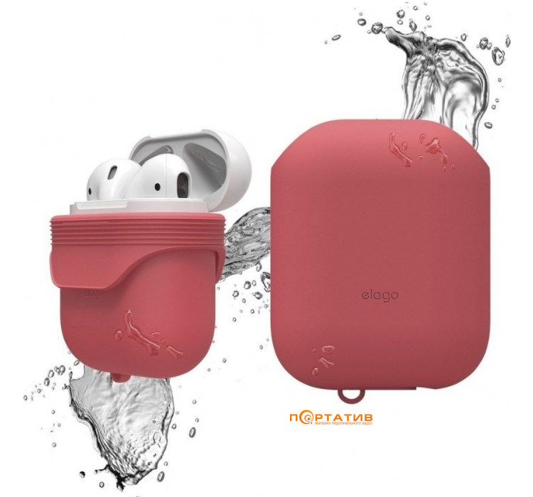 Чохол Elago Waterproof Case for Airpods Italian Rose (EAPWF-BA-IRO)