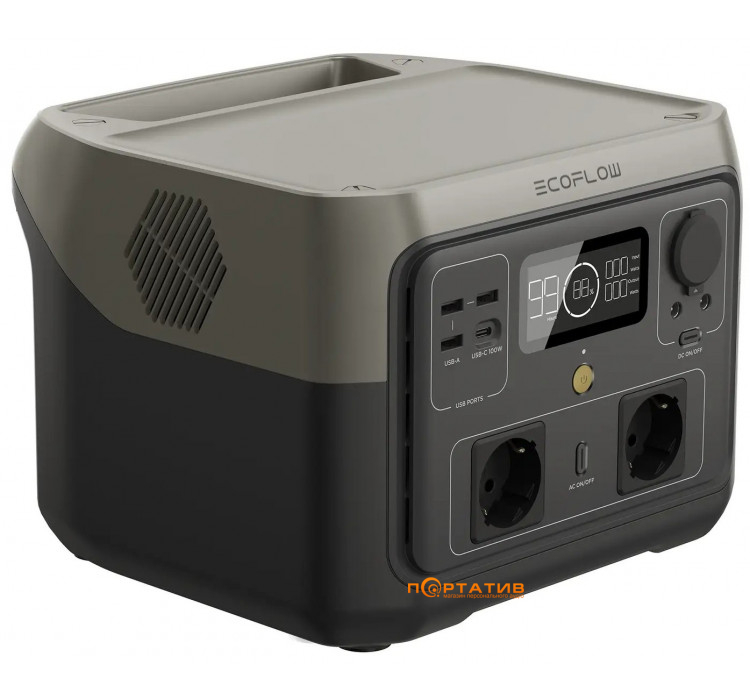 Зарядна станція EcoFlow RIVER 2 Max, 500W/512Wh (RIVER2Max)
