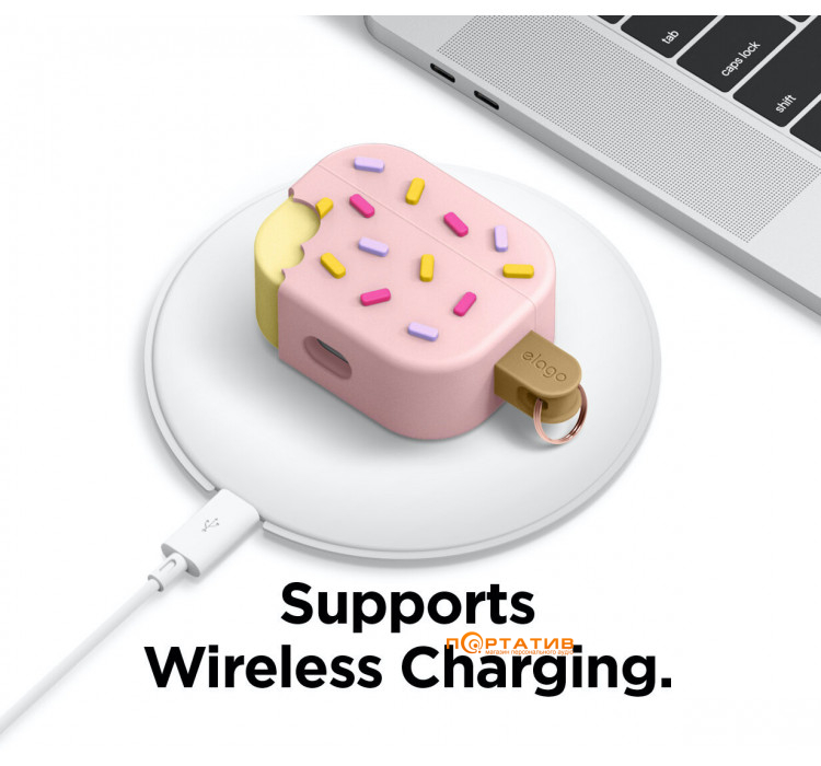 Чохол Elago Ice Cream Case for Airpods Pro Strawberry (EAPP-ICE-LPK)