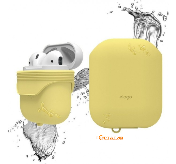 Чохол Elago Waterproof Case for Airpods Creamy Yellow (EAPWF-BA-CYE)