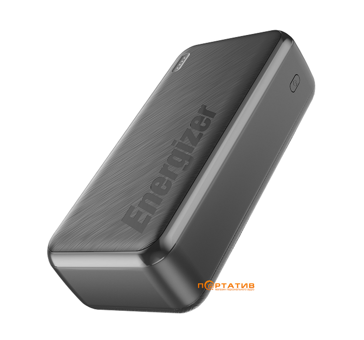 Зовнішній акумулятор Energizer UE30055PQ 30000 mAh PD20W + QC22.5W Black