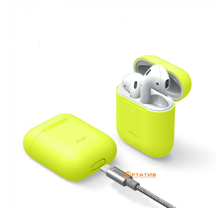 Чохол Elago Skinny Case for Airpods Neon Yellow (EAPSK-BA-NYE)