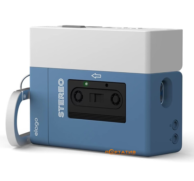 Чехол Elago Cassette Player Hang Blue for Airpods Pro 3rd Gen (EAPP3CST-HANG-BL)