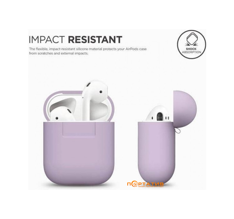 Чохол Elago Silicone Case for Airpods Lavender (EAPSC-LV)