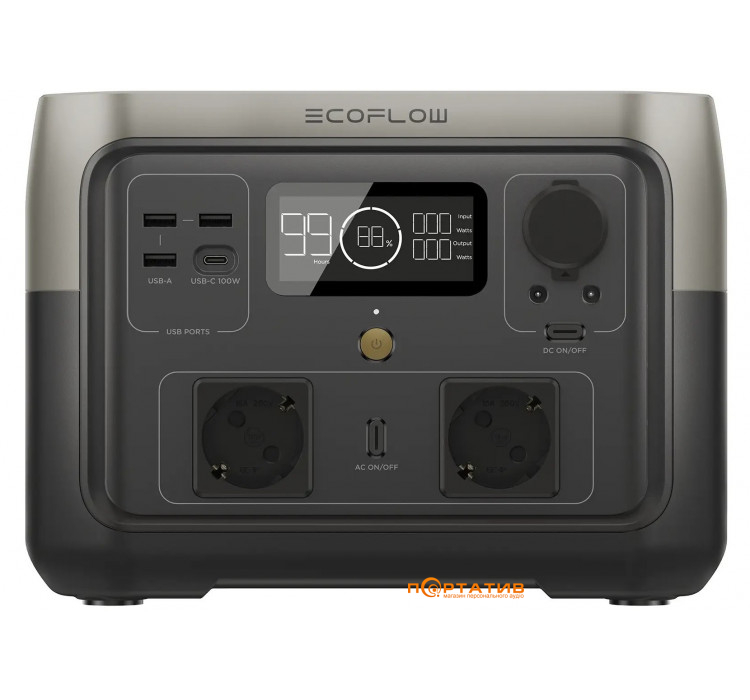 Зарядна станція EcoFlow RIVER 2 Max, 500W/512Wh (RIVER2Max)