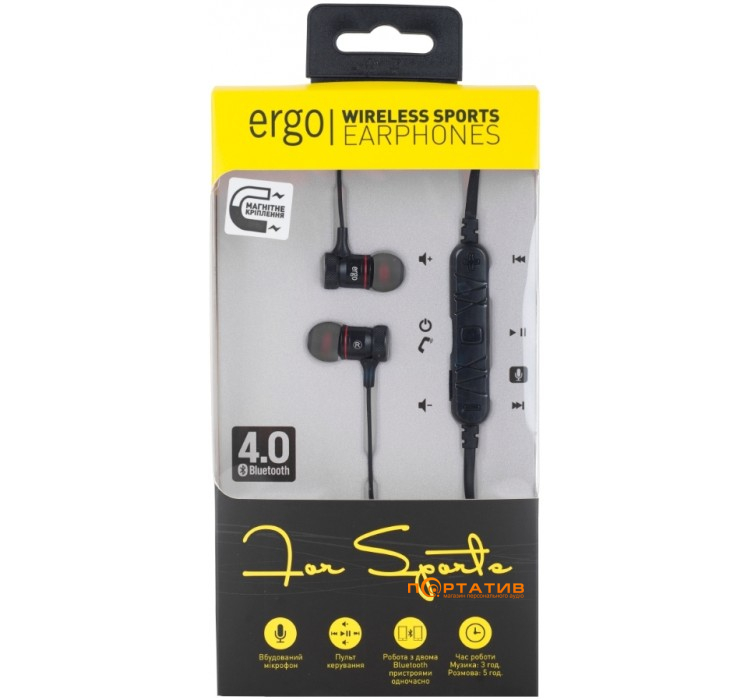 Навушники Ergo BT-920 Black