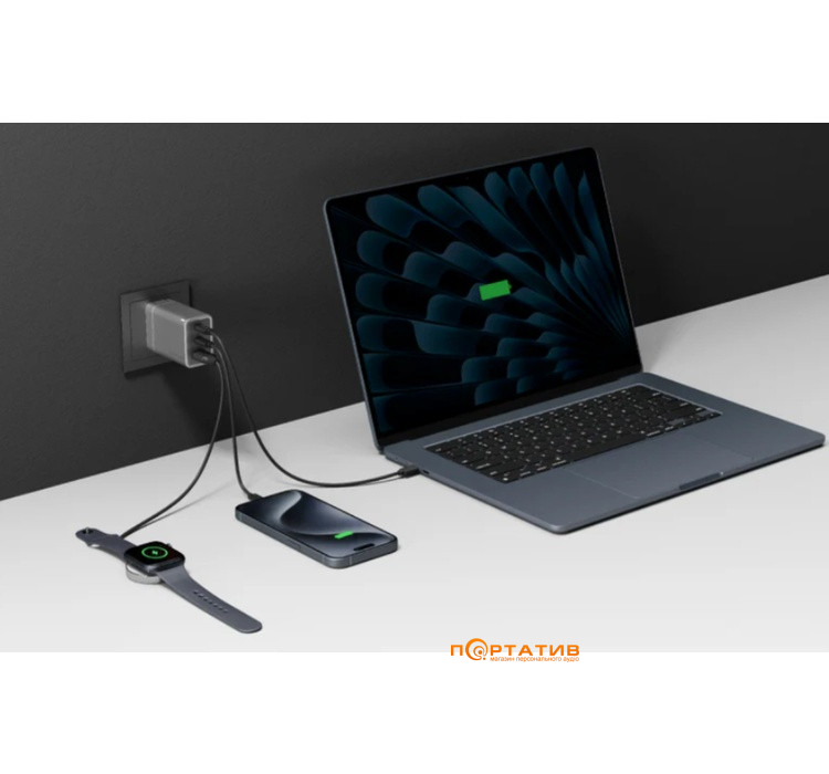 Сетевое зарядное устройство EcoFlow RAPID Charger 65W (EFA-65W-GAN-CHARGER-EU)
