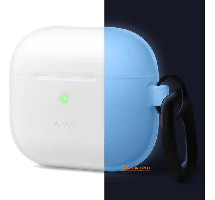 Elago Hang Silicone Case Nightglow Blue for Airpods 3rd Gen (EAP3HG-HANG-LUBL)