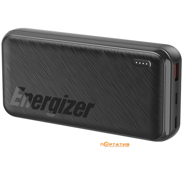 Внешний аккумулятор Energizer UE20055PQ 20000 mAh PD20W + QC22.5W Black