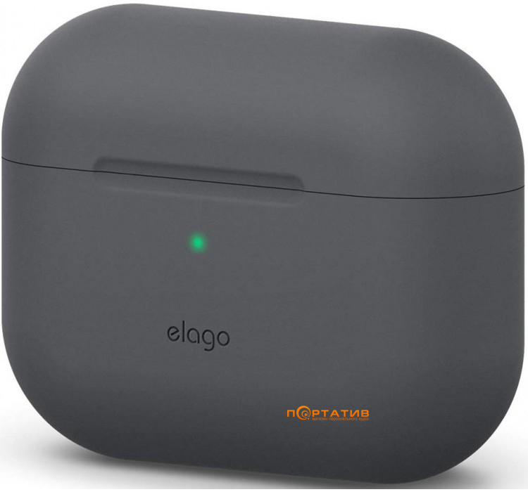 Elago Original Silicone Case for Airpods Pro Dark Grey (EAPPOR-BA-DGY)